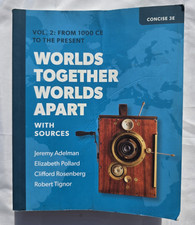 Worlds Together Worlds Apart with Sources Vol. 2 Concise 3E (Trade PB)