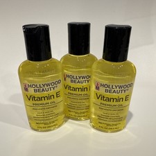 Hollywood Beauty Vitamin E Oil 2 fl oz (59.2 ml) 3 Pack |Exp 05/2027