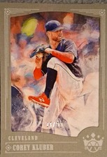 Corey Kluber 17/99 2018 Panini Diamond Kings #66 DBL CY Young Winner Cleveland 