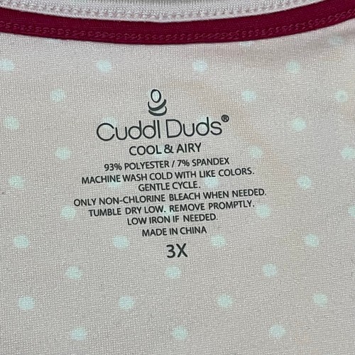 Cuddl Duds 3X Pajama Set Cool & Airy Pink Floral Stretch Lounge Sleepwear NWT - Picture 4 of 13