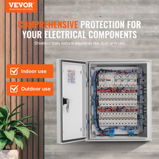 NEMA Steel Enclosure, with Mounting Plate 60 x 40 x 23 cm 