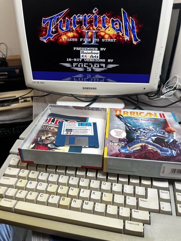Original Atari ST big-box release of Turrican II: The Final Fight - Rainbow Arts