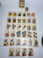 Vintage Card Game Old Maid Circus Edition 1947 Ed-U-Cards Inc. Complete 35 Cards