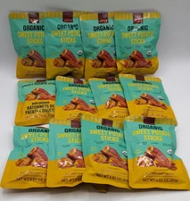 The SnakYard Organic 100% Sweet Potato Sticks No Sugar Added 12Pk  [2.82oz/80g]