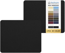 KING MOUNTAIN Canvas Repair Patch 9 x11 Inch 2 Pcs Canvas-9W x11L-2PCS, Black