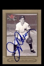 Signed Baseball Card Auto Jerry Coleman 2002 Fleer Fall Classic #71 Yankees