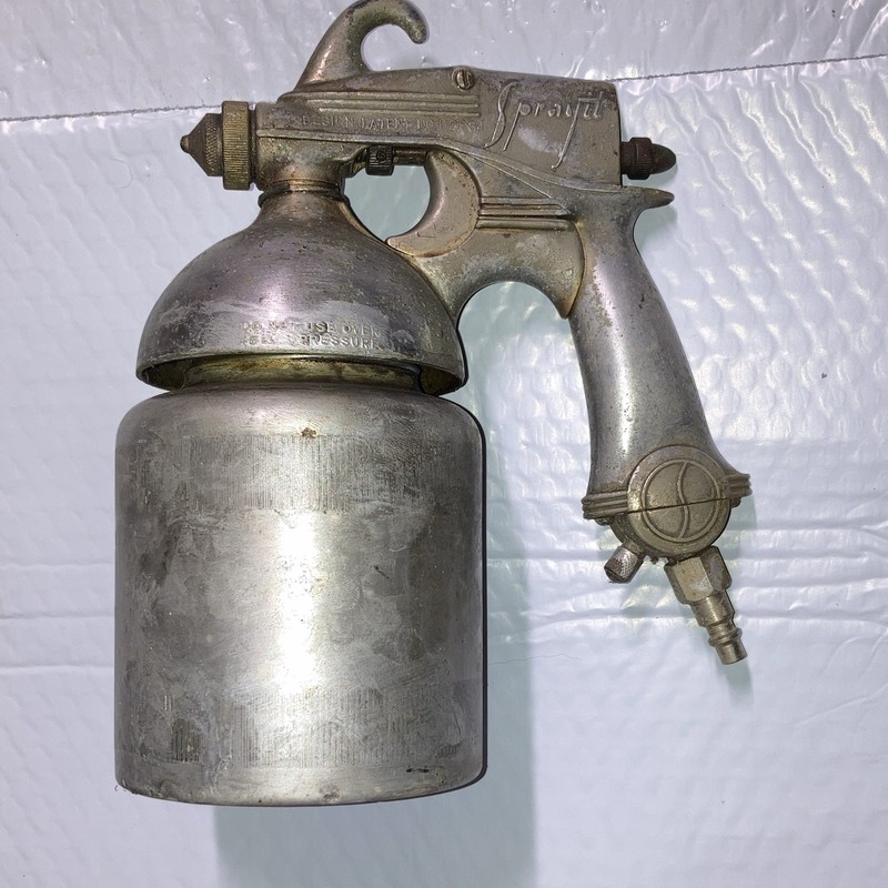 Thomas Sprayit Paint Sprayer Aluminum Body Vintage Commercial Application Used 1