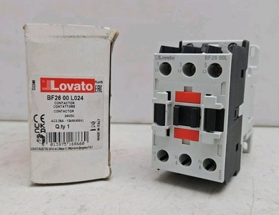 Lovato Electric BF2600L024 Contactor 3 Pole 24V Coil New 