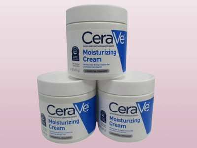 CERAVE MOISTURIZING CREAM FACE & BODY NORMAL TO DRY SKIN 16 OZ 3PCS