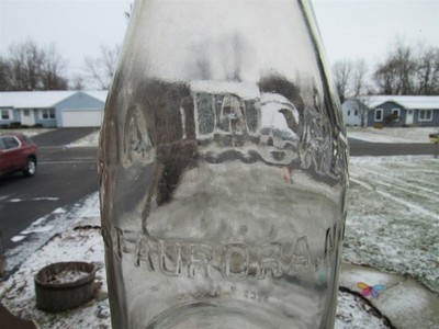 TREQ Milk Bottle Broadacres Dairy Farm East Aurora NY ERIE COUNTY Very Old Var#2