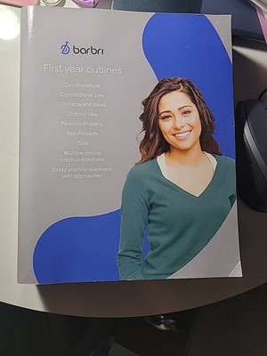 Barbri 1L First Year Outlines Book Contracts Civil Criminal Property Torts 2022