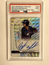 2020 Bowman Sterling - Prospect Autographs Braden Shewmake #BSPA-BSH Wave...