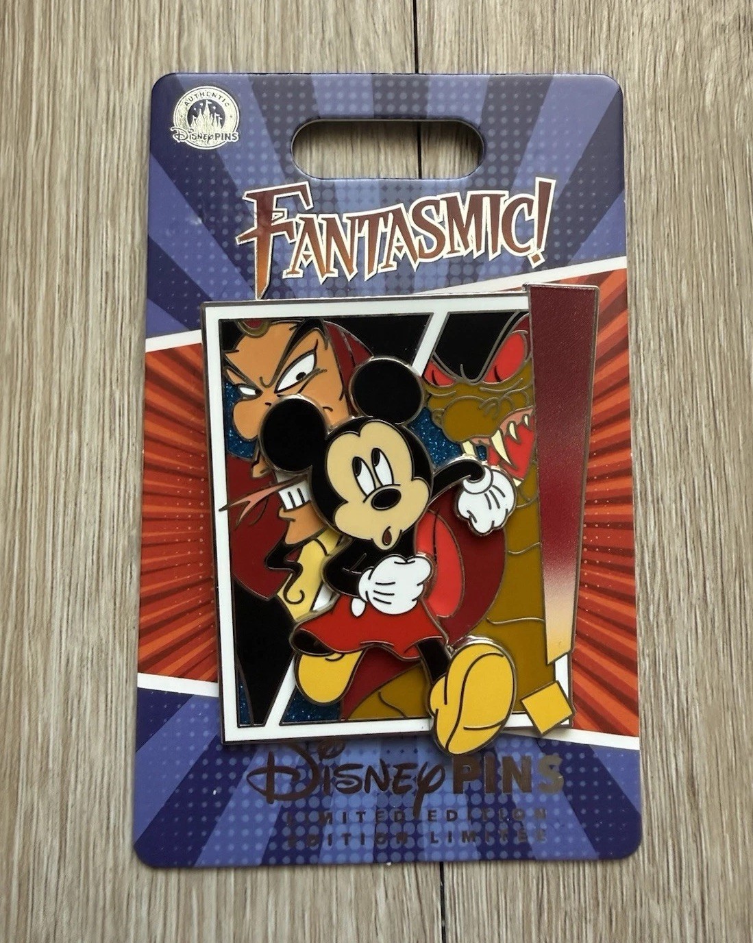 2026 WDW Disney Fantasmic Quarterly Collection 2/4 Jafar & Mickey Pin LE 3000