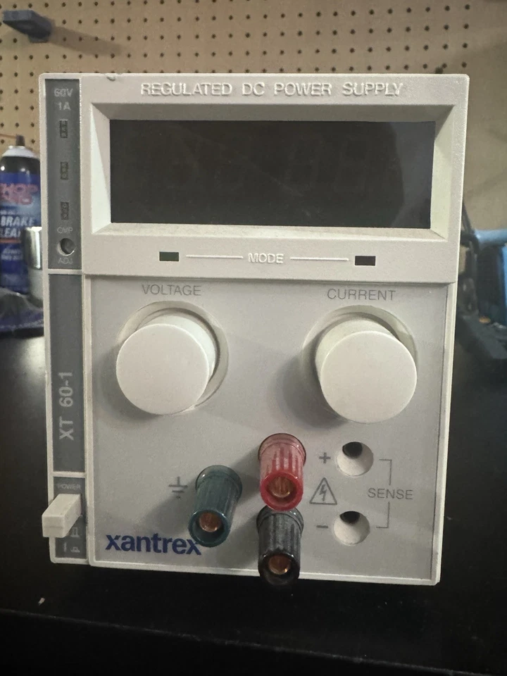 Fuente de alimentación Xantrex XT 60-1 DC - 0-60 V 1 A 60 W laboratorio de banco - probada y funcionando Foto 3 de 3