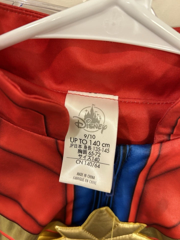 Disfraz Oficial Disney Store Capitana Marvel Vengadores Talla 9/10 Foto 3 de 4