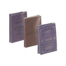 3 Pcs 1:12 Scale Miniature Dollhouse Books Decoration, Style A