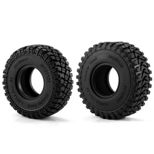 RCBATER 4PCS 1.55" Crawler Tires For 1/18 Axial UTB18 Capra Etc RC Crawler Car