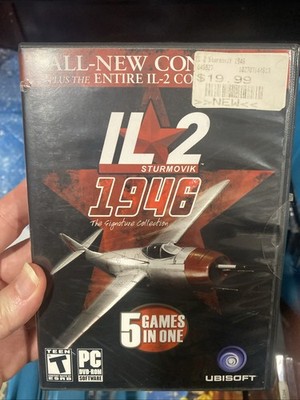 IL-2 Sturmovik 1946 PC Game DVD-ROM Ubisoft Flight Simulator 5 Games In One