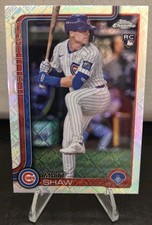 2025 Topps Chrome Baseball Matt Shaw Topps Refractor Rookie Card