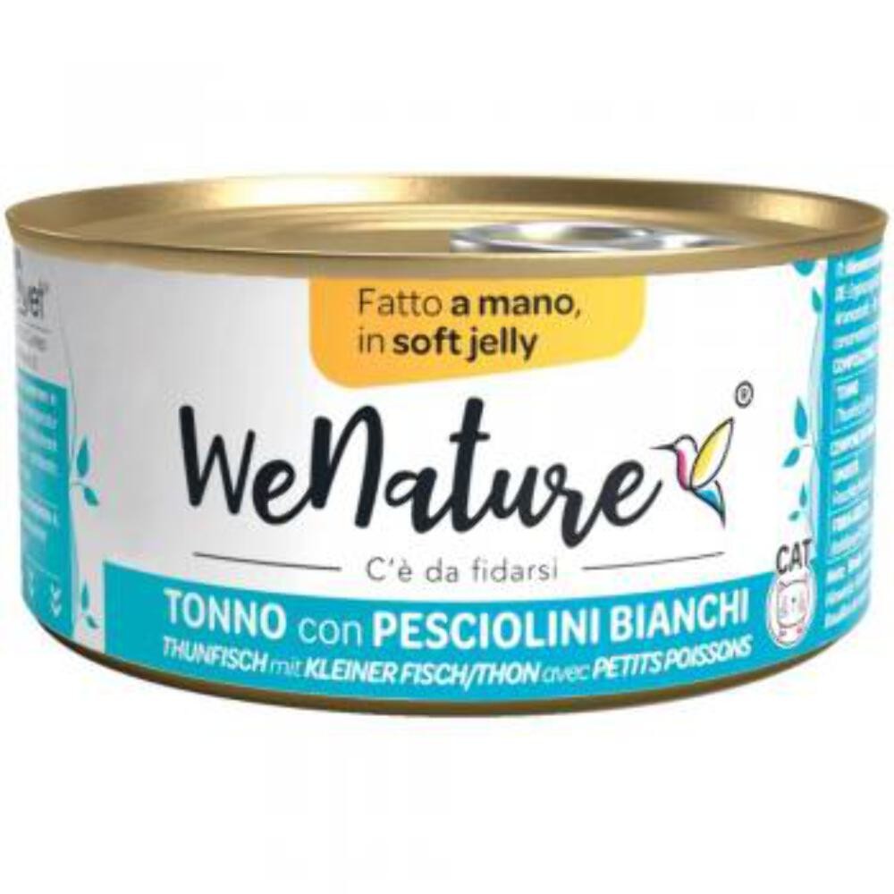 WE NATURE TONNO CON PESCIOLINI BIANCHI IN JELLY 85 GR