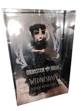 Monster High Wednesday Addams Doll Figure Rave Dance Boxed Horror Netflix Series