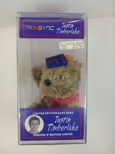 NSYNC Justin Timberlake Rare Bear Limited Edition /35000 Sealed Original Package