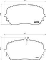 Brembo Bremsbelagsatz Scheibenbremse Prime P 50 149 FüR Mercedes V167 Gle C167