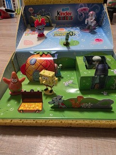 Kinder Überraschungs Ei Spongebob Schwammkopf Diorama Werbung Ferrero Schwamm