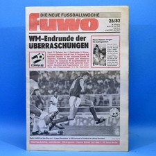 DDR FuWo 25 1982 WM-Endrunde BRD-Chile 4:1 Oberliga Statistik Aufstiegsrunde X