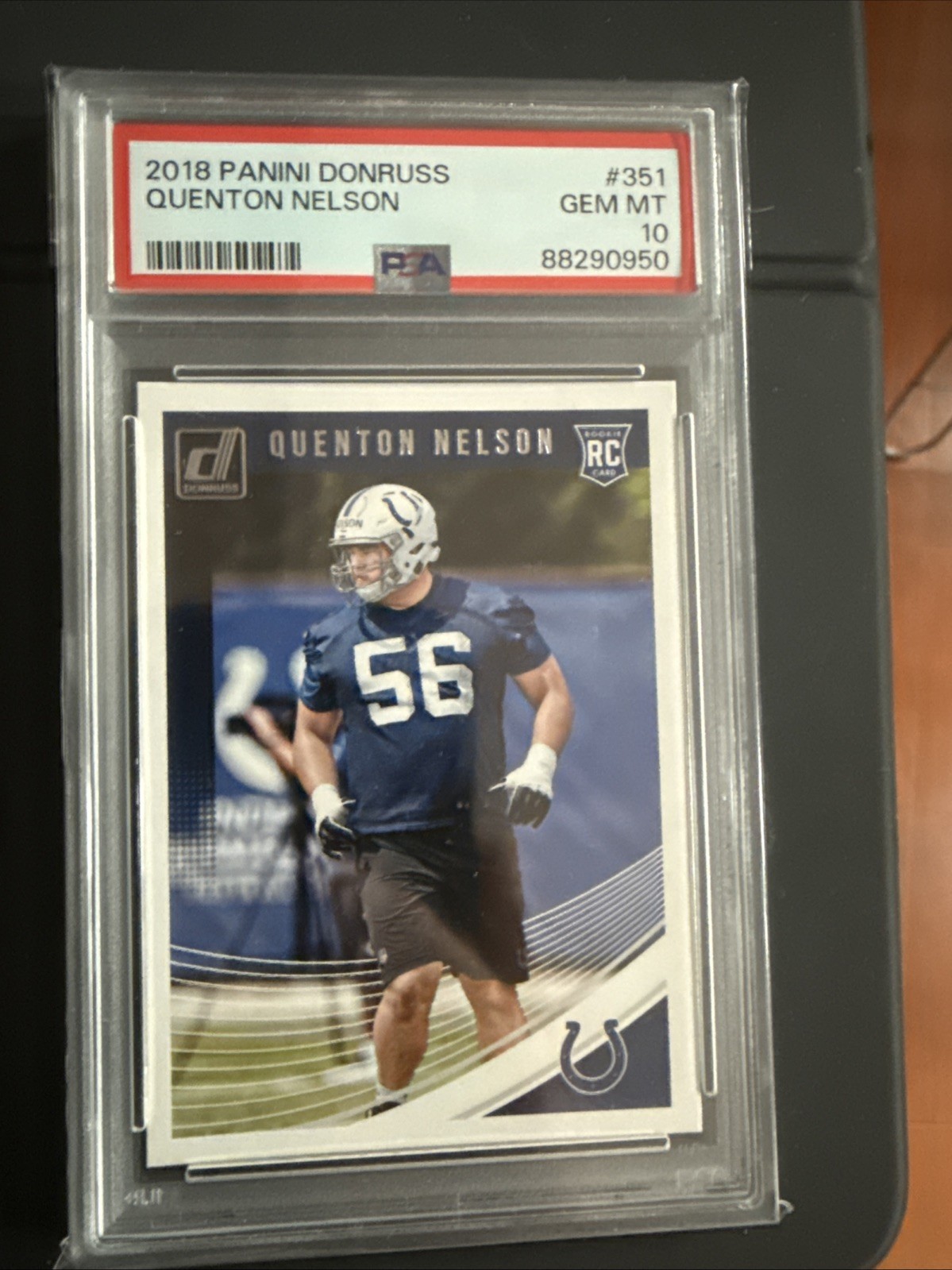 Quenton Nelson Panini Donruss #351 Base
