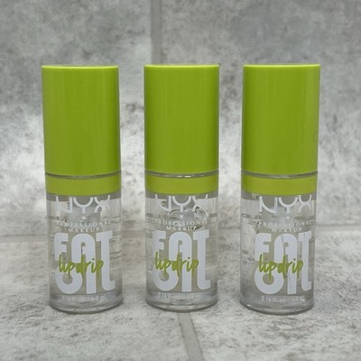 3 Stück! NYX FAT OIL LIP DROP LIP OIL #FOLD01 MY MAIN 0,16 flüssige Unzen EA - neu, versiegelt!