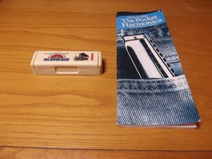 VINTAGE HARMONICA PIONEER BY M.HOHNER GERMANY BIG RIVER HARP (C) IN BOX VGC