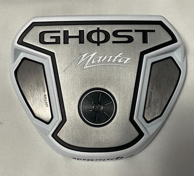 TaylorMade Ghost Manta Putter Head Only White 80 Degree Lie Angle Left Handed