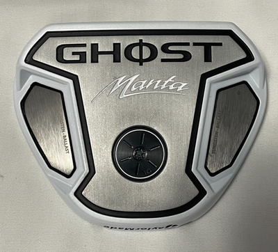 TaylorMade Ghost Manta Putter Head Only White 80 Degree Lie Angle