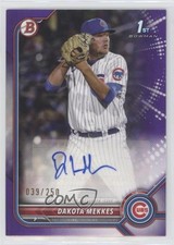 2022 Bowman Paper Prospect Purple Border 39/250 Dakota Mekkes #PPA-DM Auto 0ed