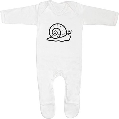 'Garden Snail' Baby Romper Jumpsuits / Sleep suits (SS061900)