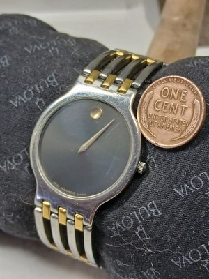 Movado 84-19-861 Esperanza Two Tone Steel Mens Quartz Watch