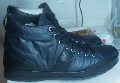 JOHN VARVATOS STAR USA BOOT MENS ASHER HIGH TOP SNEAKER BLACK SIZE 11 NEW