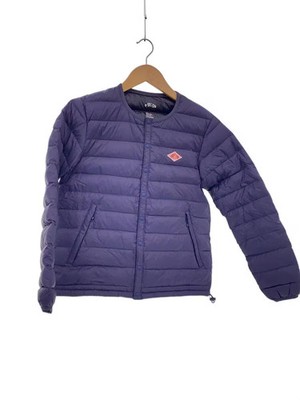 DANTON Down Jacket, Size 34, Nylon, NVY, Solid Color, JD-8748