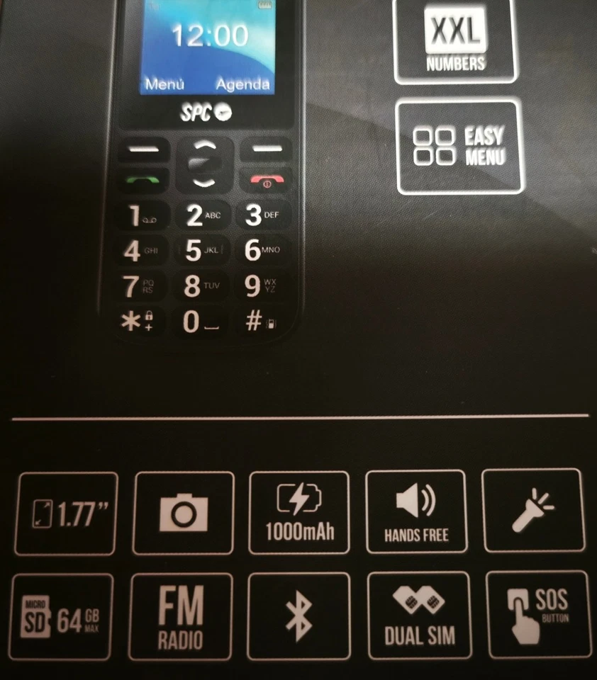 Telefono cellulare per anziani, SPC Fortune 2 4G - Immagine 4 di 4