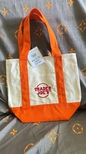 Trader Joe’s Mini Canvas Reusable Tote Bags Colorful Canvas Tote Bag
