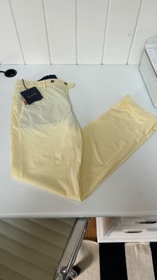 Zanella Noah 5 pocket jean. Color pale yellow. 71% polyiamide, 29% other. 33/34