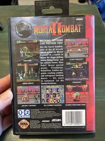 Mortal Kombat II Sega Genesis In Box 1 Or 2 Players 1994 No Manual