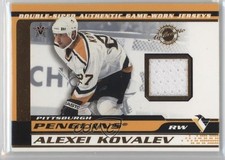 2001-02 Pacific Vanguard Alex Kovalev Alexei Darius Kasparaitis #25 0c3