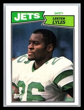 1987 Topps Football # 1 - 200 - Pick Your Card!