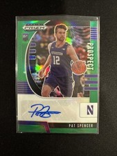 Panini 2020-21 Prizm Pat Spencer Green Prizm Autograph Rookie #PA-PS