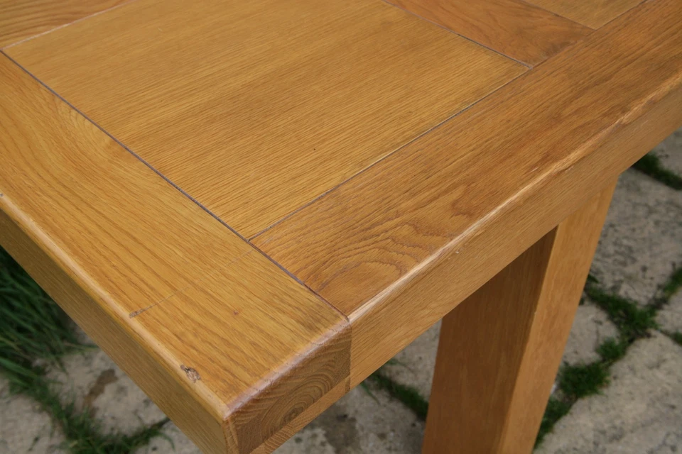 Excellent Rustic 9 ft / 260cm Solid Oak French Plank Top Shaker Farmhouse Table - Image 2 of 4