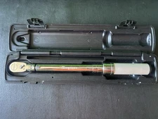 snap-on tools 3/8" drive flex head torque wrench QD2FR75B click type