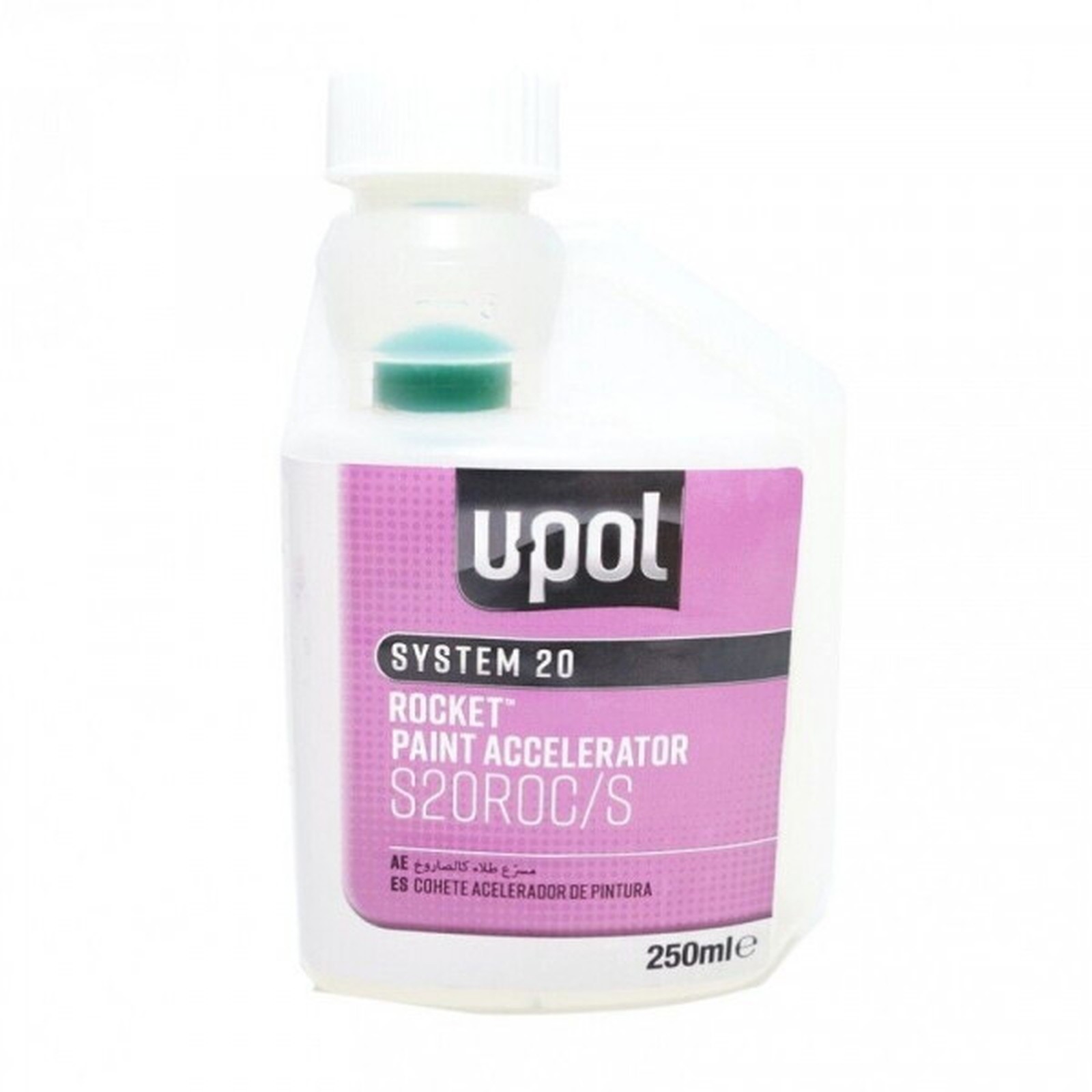 U-Pol Liquid Accelerator for 2k Coatings - 250ml bottle - Hardener Cure - ROC/S
