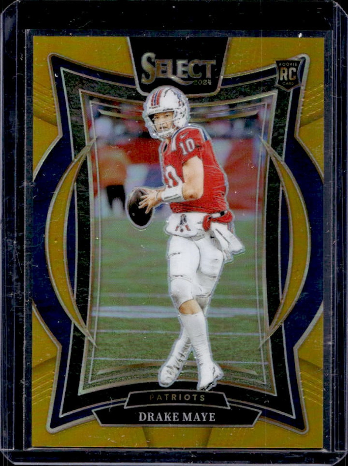 2024 Select Drake Maye Concourse RC Gold Prizm Rookie #6/10 Patriots